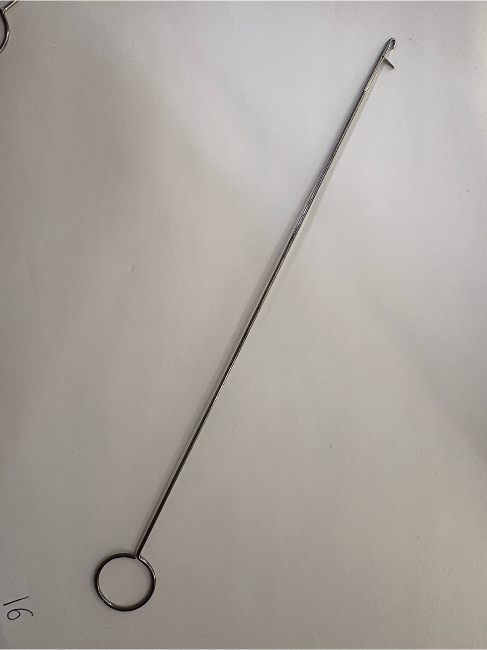 & Other Stories Silver Metal Tool with Ring Handle